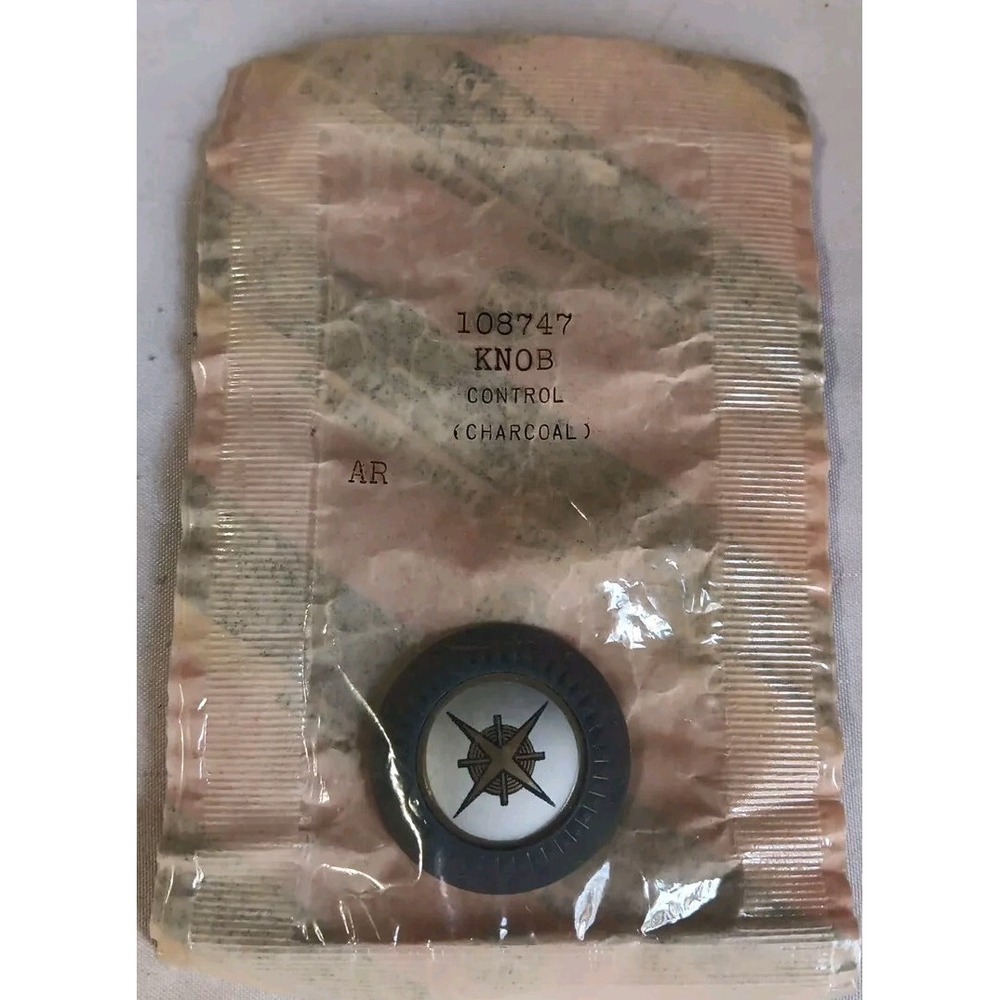 Vintage RCA Knob‎ 108747 Knob Replacement Charcoal Gray